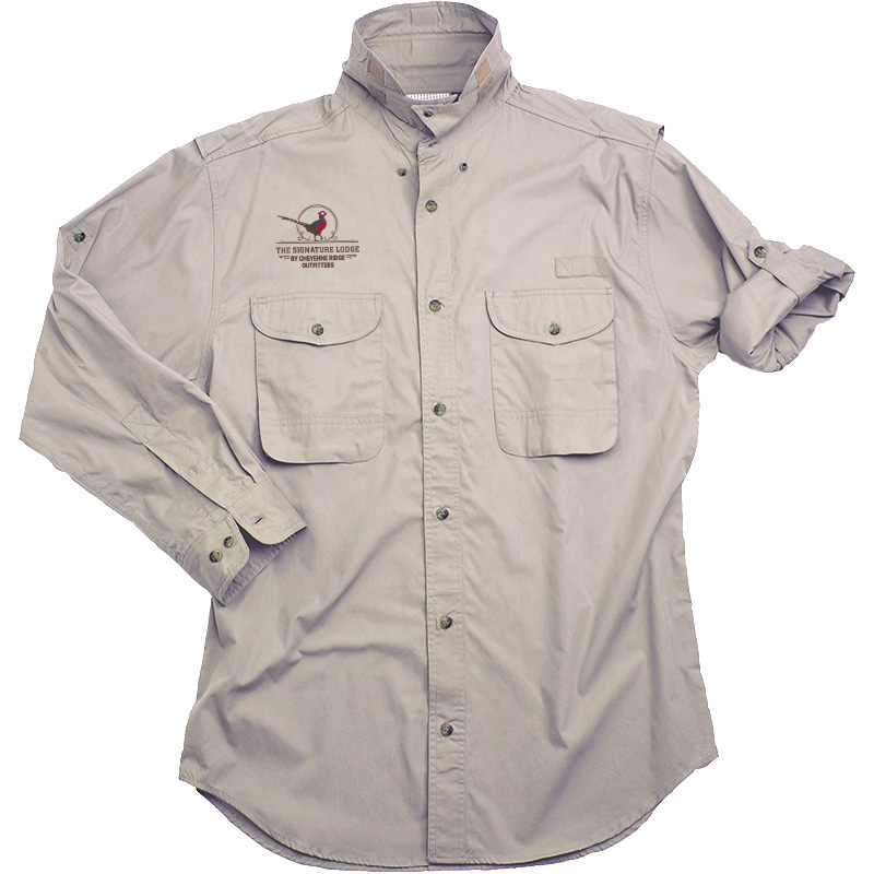Classic Poplin Fishing Shirt - Long Sleeve 