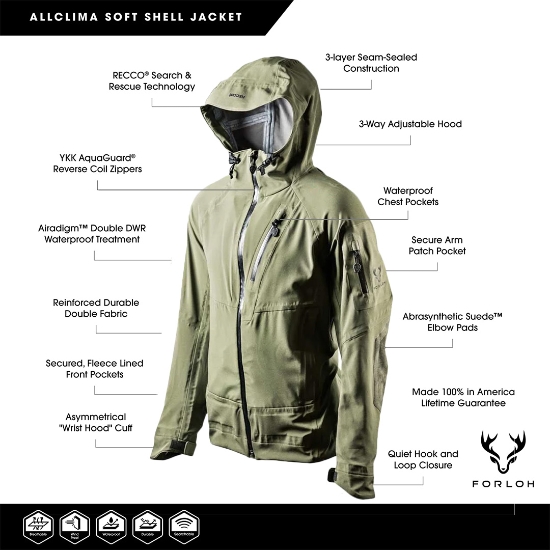 Men’s AllClima Soft Shell Jacket - FL:10320