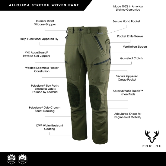Men's AllClima Stretch Woven Pant - FL:10450