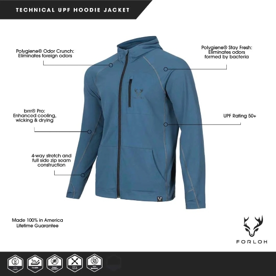Men's SolAir UPF Technical Hoodie - FL:10620