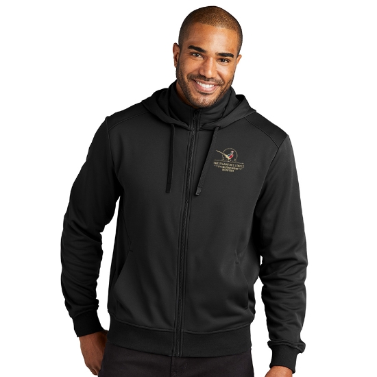 Smooth Fleece Hooded Jacket - F814
