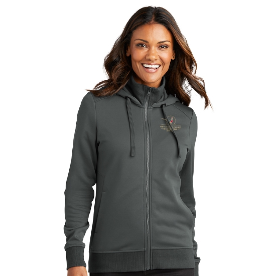 Women's Smooth Fleece Hooded Jacket - L814