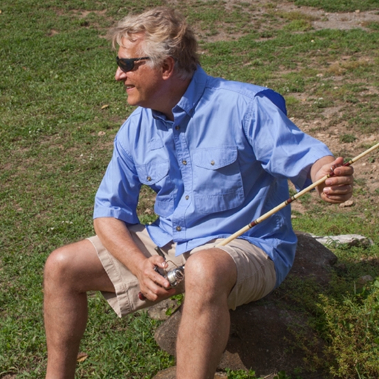 Classic Poplin Fishing Shirt - Short Sleeve - CSFS9010